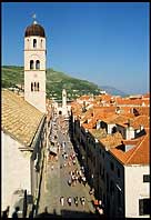 Placa: the old town pedestrian promenade, Dubrovnik