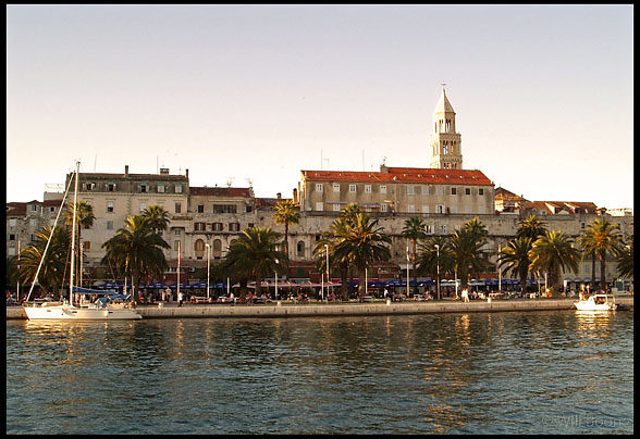 Early evening, Split harbour, Croatia