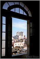 View of the city from inside Mueso de la revolution,
Havana