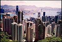 Skyscrapers dominate the landscape, Hong Kong