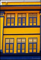  Colourful building facade, Chinatown, Singapore