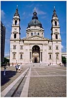 The impressive and imposing Basilica of Saint Stephen, Budapest