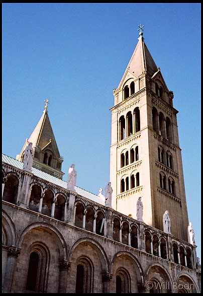 Bell tower of the Basilica of Saint Peter, Pecs