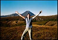 Blandine embraces the North Island countryside