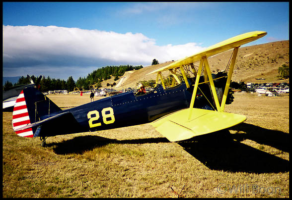 Boeing Stearman PT-13 airplane, Warbirds over Wanaka Airshow, South Island