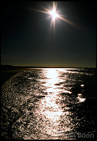 Sunset over another deserted beach, Queensland, Australia