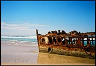 The Bow of the Maheno, Merchant Marine Ship, Fraser Island, Australia