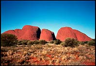 The rock formations of kata Tjuta(The Olgas), Red Center, Northern Territory, Australia
