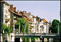 Le pont du Cordonnier, Ljubljana, Slovenie