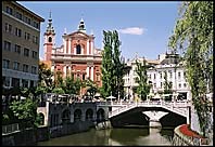 Le fleuve de Ljubljana Ljubljanica, Slovénie